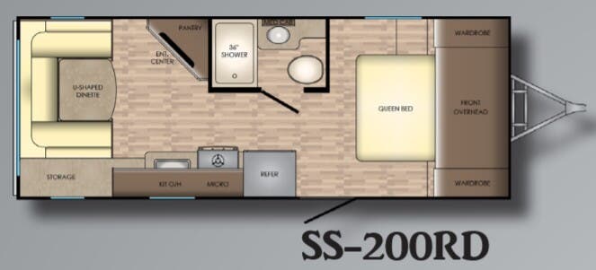 View 2018 CrossRoads Sunset Trail Super Lite SS-200RD complete specs and manufacturer brochures