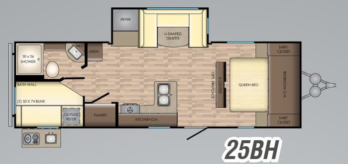 View 2018 CrossRoads Volante VL-25BH complete specs and manufacturer brochures