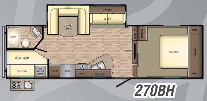 View 2018 CrossRoads Volante VL-270BH complete specs and manufacturer brochures