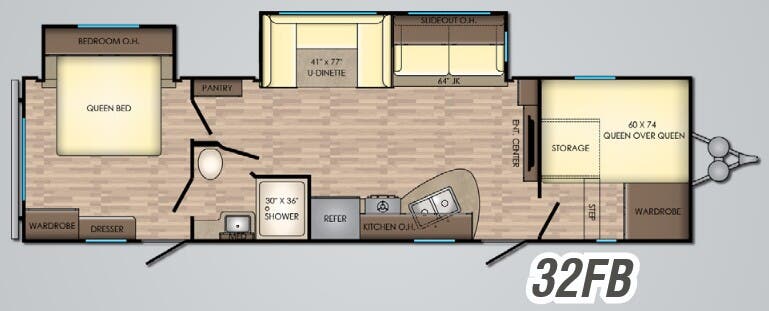 View 2018 CrossRoads Volante VL-32FB complete specs and manufacturer brochures