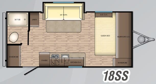 View 2018 CrossRoads Zinger Lite ZR-18SS complete specs and manufacturer brochures