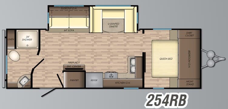 View 2018 CrossRoads Zinger Lite ZR-254RB complete specs and manufacturer brochures