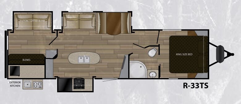 View 2018 Cruiser RV Radiance 33TS complete specs and manufacturer brochures