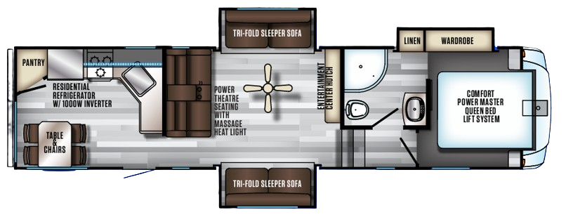 View 2018 Forest River Cherokee Arctic Wolf 305ML16 complete specs and manufacturer brochures