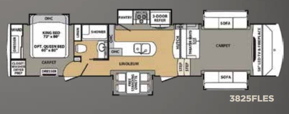 View 2018 Forest River Cardinal Estate 3825FLES complete specs and manufacturer brochures