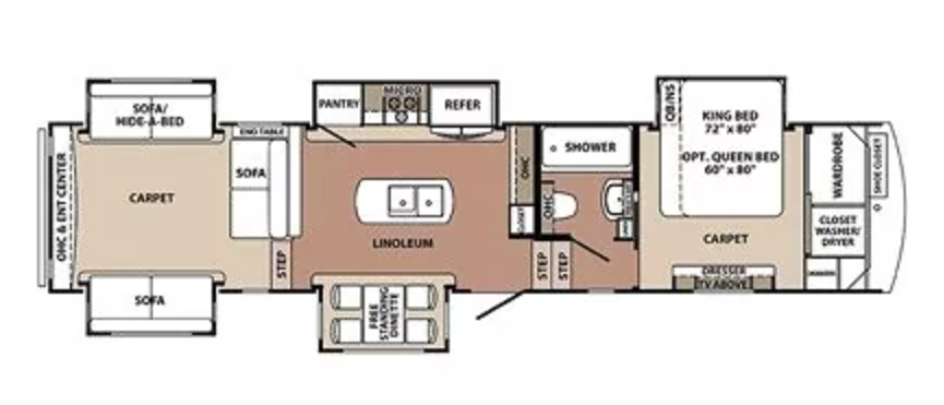 View 2018 Forest River Cardinal Limited 3920TZLE complete specs and manufacturer brochures