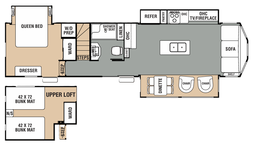 View 2018 Forest River Cedar Creek Cottage 40CL complete specs and manufacturer brochures