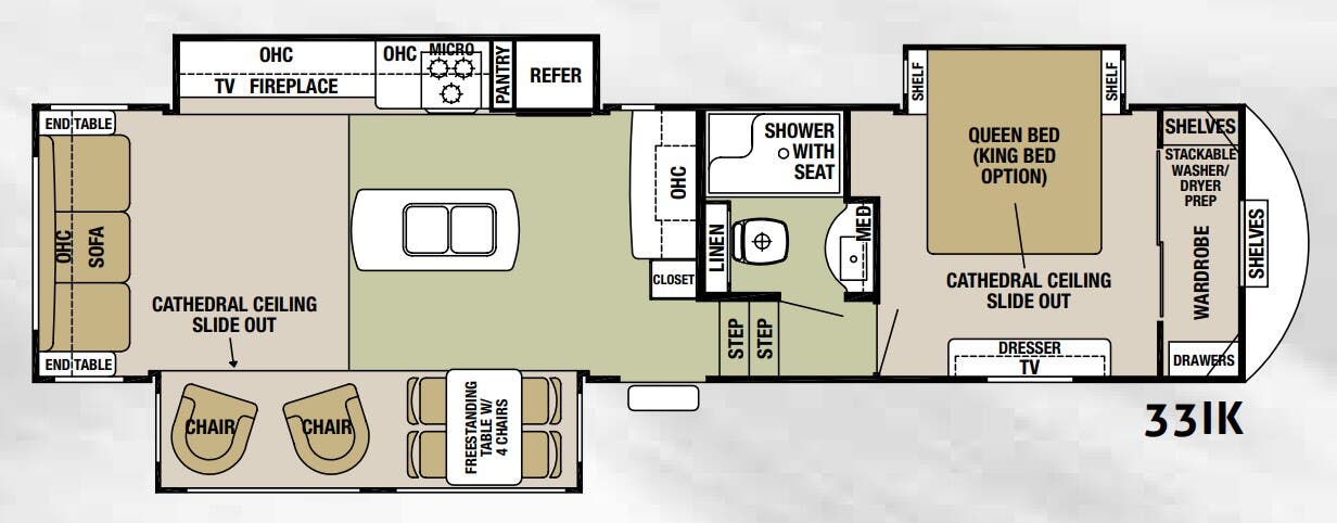 View 2018 Forest River Cedar Creek Silverback 33IK complete specs and manufacturer brochures