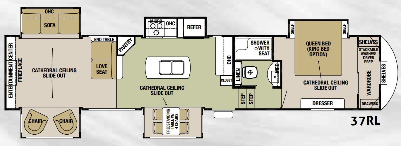 View 2018 Forest River Cedar Creek Silverback 37RL complete specs and manufacturer brochures