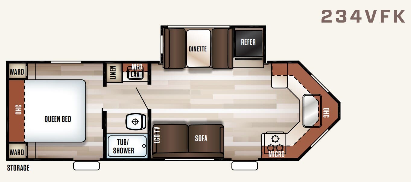 View 2018 Forest River Cherokee Patriot Edition 234VFK complete specs and manufacturer brochures