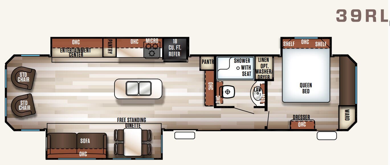 View 2018 Forest River Cherokee Patriot Edition 39RL complete specs and manufacturer brochures