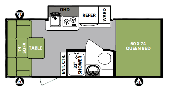 View 2018 Forest River R-Pod RP-189 complete specs and manufacturer brochures