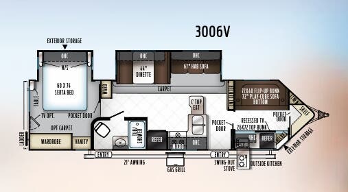 View 2018 Forest River Rockwood Windjammer 3006V complete specs and manufacturer brochures