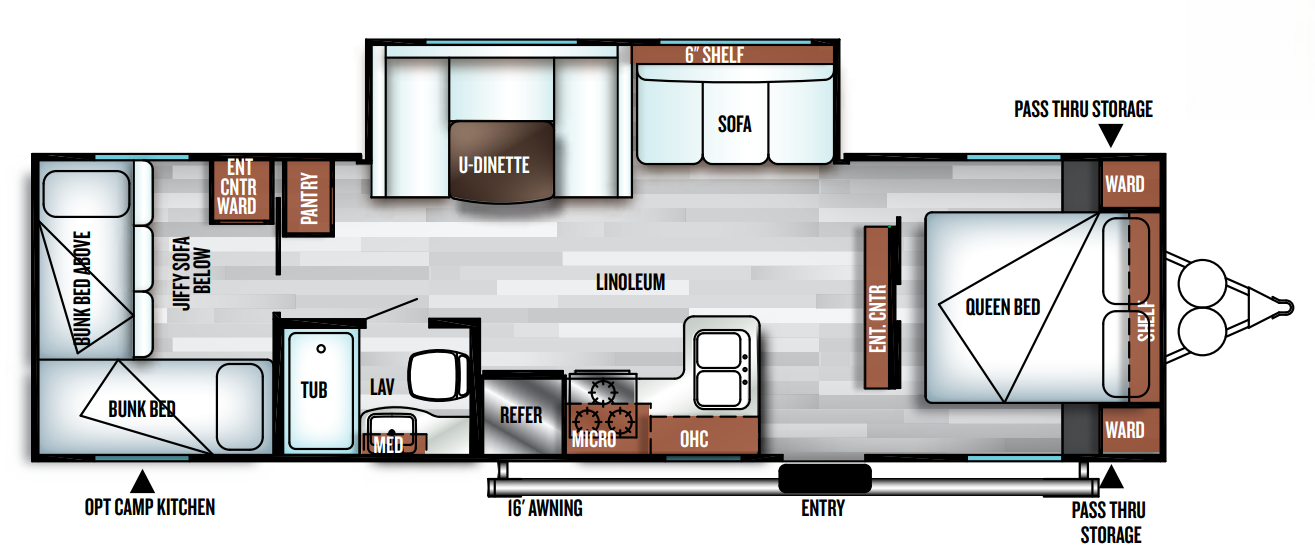 View 2018 Forest River Salem Cruise Lite 273QBXL complete specs and manufacturer brochures