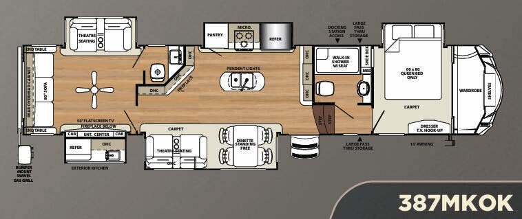 View 2018 Forest River Sierra 387MKOK complete specs and manufacturer brochures