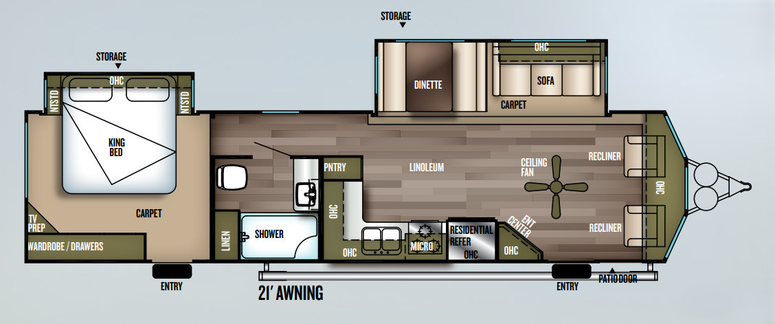 View 2018 Forest River Wildwood DLX 353FLFB complete specs and manufacturer brochures