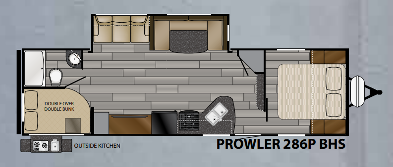 View 2018 Heartland Prowler 286P BHS complete specs and manufacturer brochures