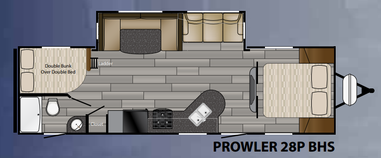 View 2018 Heartland Prowler 28P BHS complete specs and manufacturer brochures