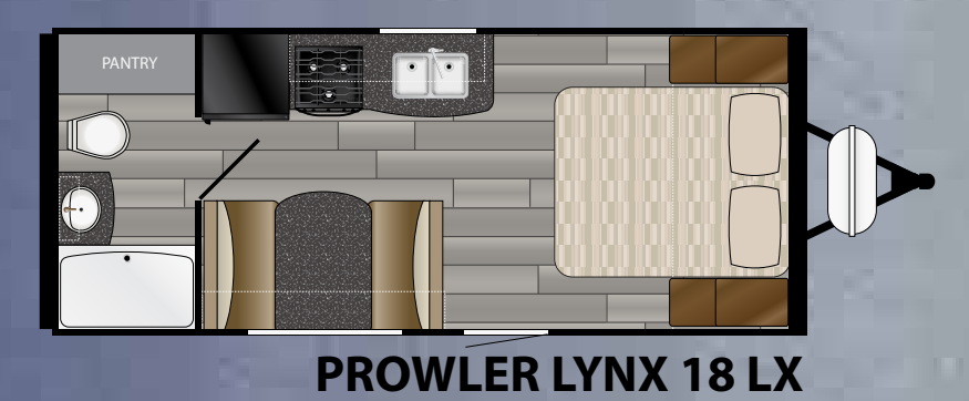 View 2018 Heartland Prowler Lynx 18LX complete specs and manufacturer brochures