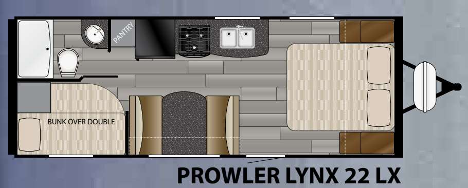 View 2018 Heartland Prowler Lynx 22LX complete specs and manufacturer brochures