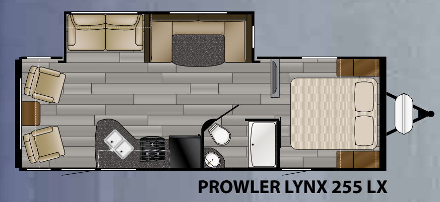 View 2018 Heartland Prowler Lynx 255LX complete specs and manufacturer brochures