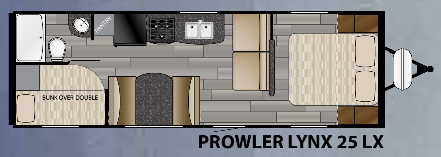 View 2018 Heartland Prowler Lynx 25LX complete specs and manufacturer brochures