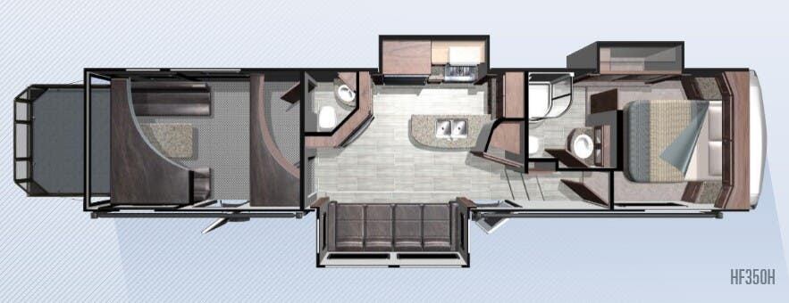 View 2018 Highland Ridge Highlander HF350H complete specs and manufacturer brochures