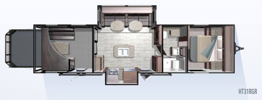View 2018 Highland Ridge Highlander HT31RGR complete specs and manufacturer brochures