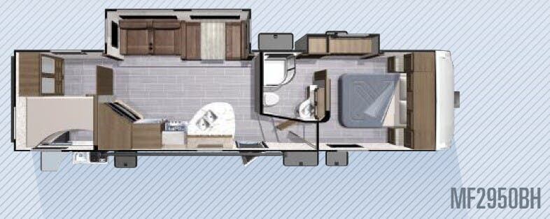 View 2018 Highland Ridge Mesa Ridge Lite MF2950BH complete specs and manufacturer brochures
