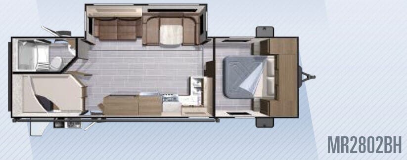 View 2018 Highland Ridge Mesa Ridge Lite MR2802BH complete specs and manufacturer brochures