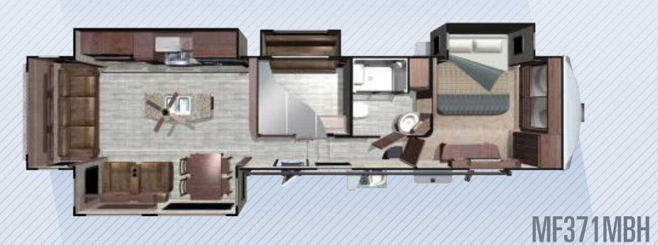 View 2018 Highland Ridge Mesa Ridge MF371MBH complete specs and manufacturer brochures