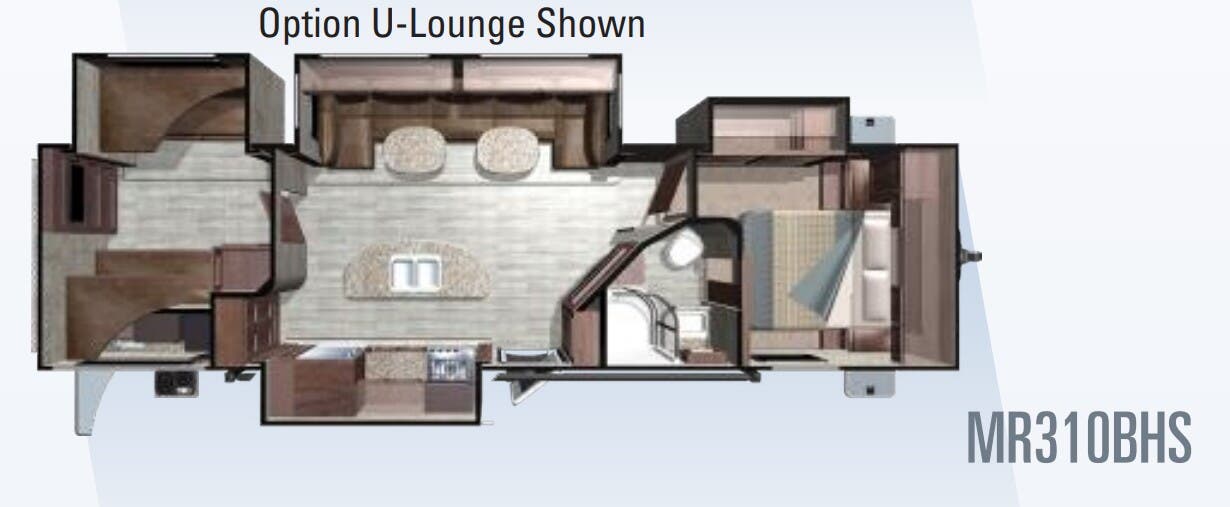 View 2018 Highland Ridge Mesa Ridge MR310BHS complete specs and manufacturer brochures