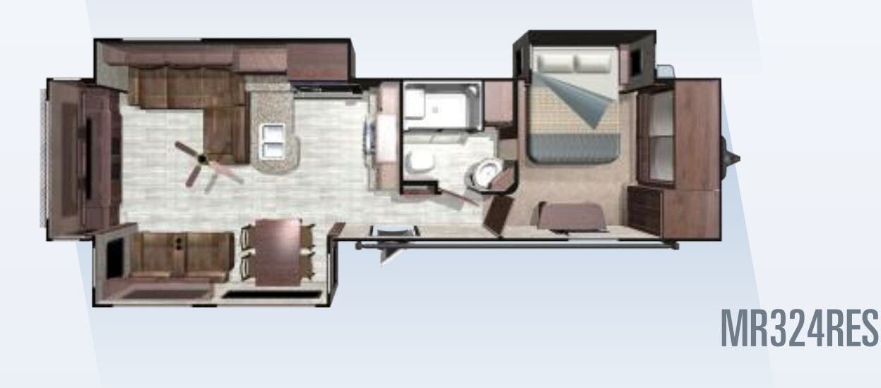 View 2018 Highland Ridge Mesa Ridge MR324RES complete specs and manufacturer brochures