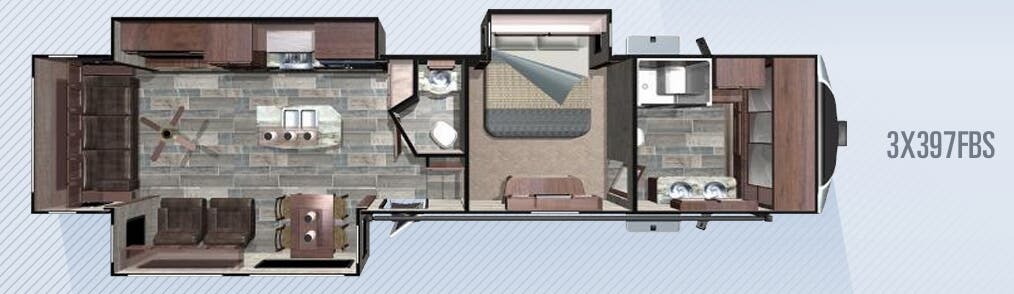 View 2018 Highland Ridge Open Range 3X 3X397FBS complete specs and manufacturer brochures