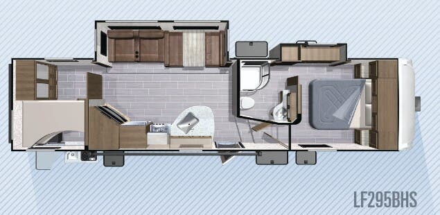 View 2018 Highland Ridge Open Range Light LF295BHS complete specs and manufacturer brochures