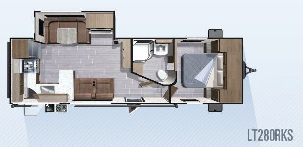 View 2018 Highland Ridge Open Range Light LT280RKS complete specs and manufacturer brochures