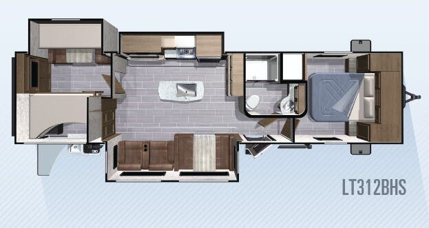 View 2018 Highland Ridge Open Range Light LT312BHS complete specs and manufacturer brochures