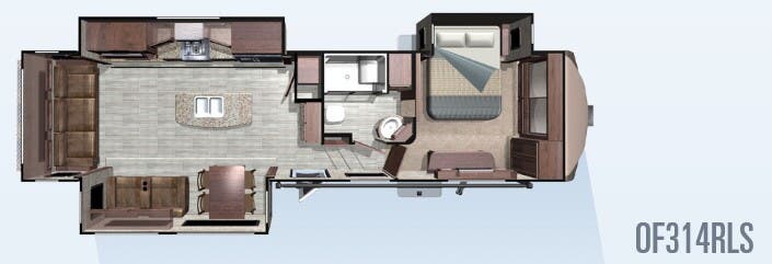 View 2018 Highland Ridge Open Range OF314RLS complete specs and manufacturer brochures
