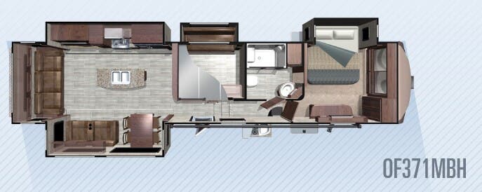 View 2018 Highland Ridge Open Range OF371MBH complete specs and manufacturer brochures