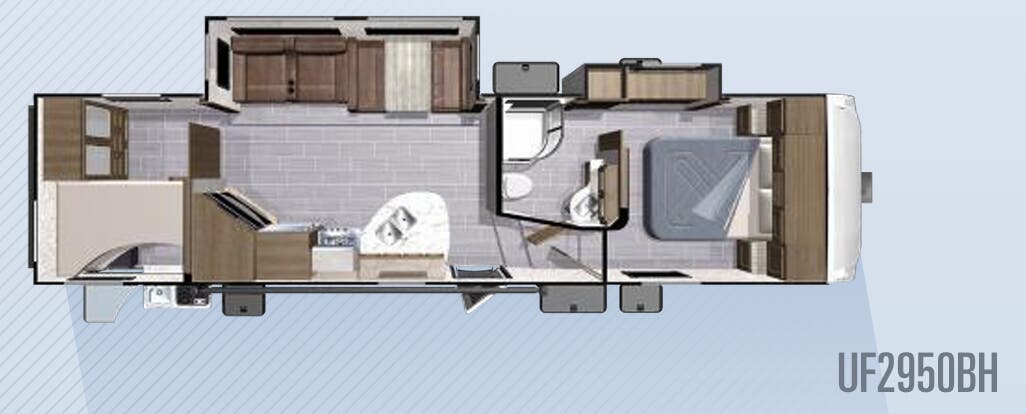 View 2018 Highland Ridge Open Range Ultra Lite UF2950BH complete specs and manufacturer brochures