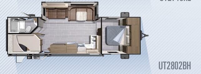 View 2018 Highland Ridge Open Range Ultra Lite UT2802BH complete specs and manufacturer brochures