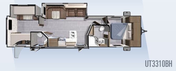 View 2018 Highland Ridge Open Range Ultra Lite UT3310BH complete specs and manufacturer brochures