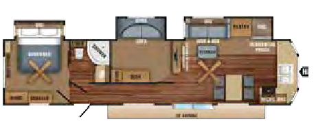 View 2018 Jayco Jay Flight Bungalow 40BHTS complete specs and manufacturer brochures