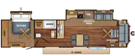 View 2018 Jayco Jay Flight Bungalow 40FSDS complete specs and manufacturer brochures