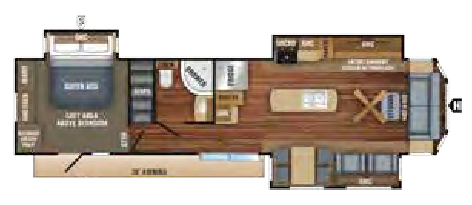 View 2018 Jayco Jay Flight Bungalow 40LOFT complete specs and manufacturer brochures