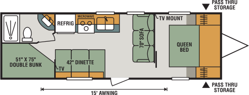 View 2018 K-Z Sportsmen LE 260BHLE complete specs and manufacturer brochures