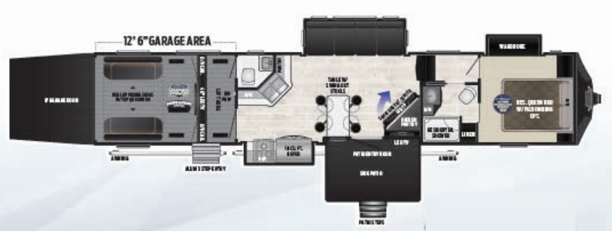 View 2018 Keystone Fuzion 424 complete specs and manufacturer brochures