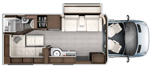 View 2018 Leisure Travel Unity U24FX complete specs and manufacturer brochures