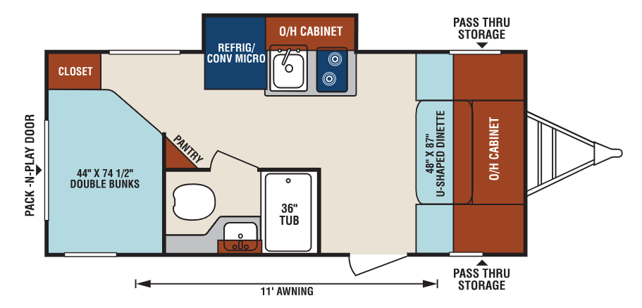 View 2018 Venture RV Sonic Lite SL169VDB complete specs and manufacturer brochures