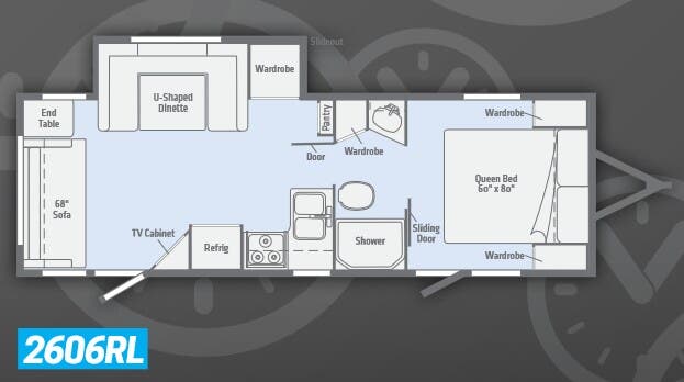 View 2018 Winnebago Minnie 2606RL complete specs and manufacturer brochures